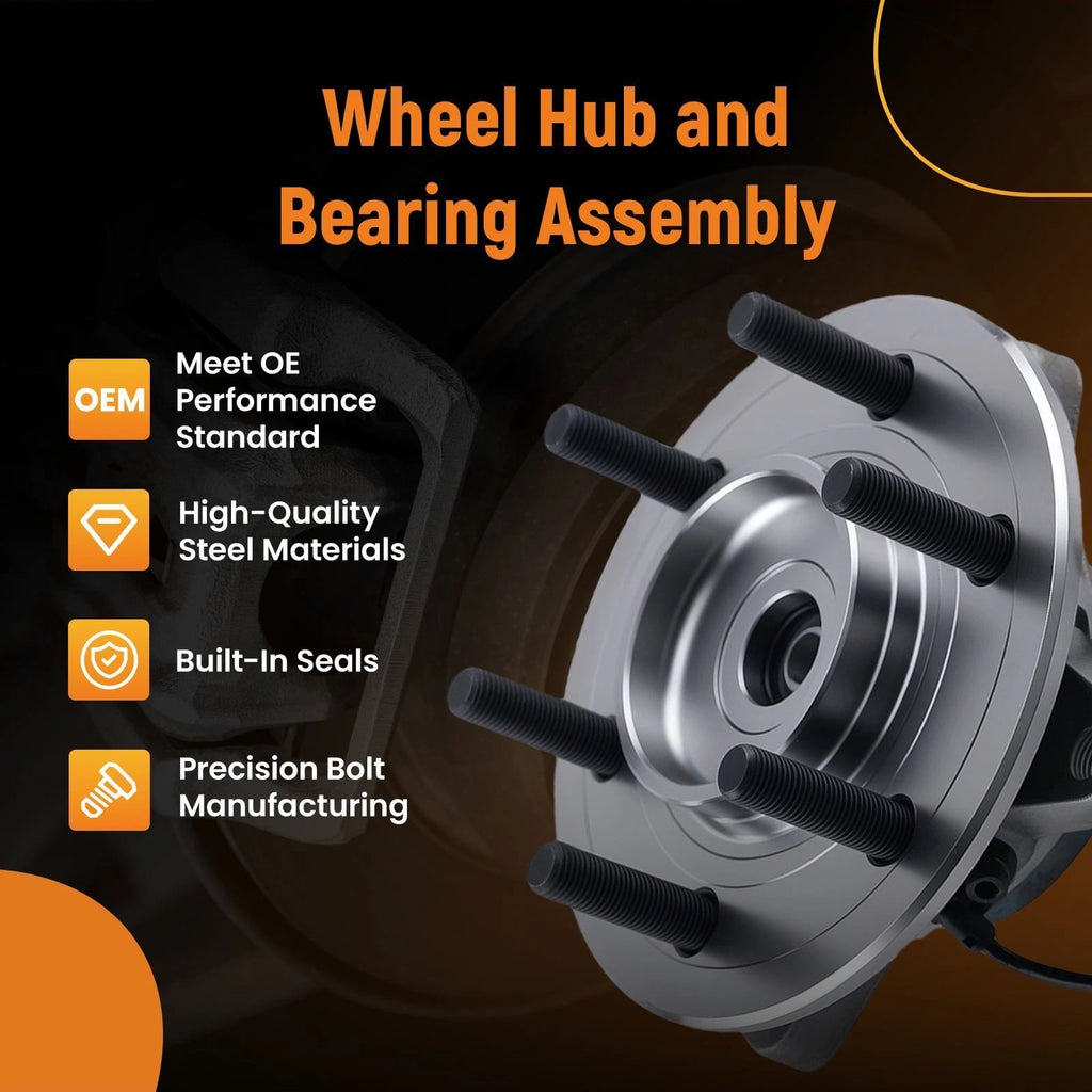 Front Wheel Bearing Hub Assembly for Ford F-150 RWD (2018–2020) HL3Z1104B