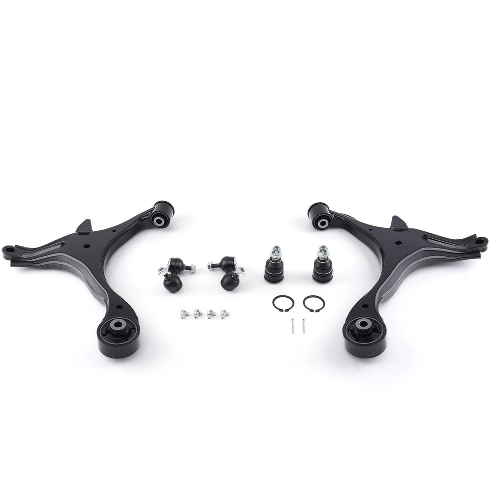 6Pc Front Lower Control Arms with Ball Joints for Honda Civic 2001–2005