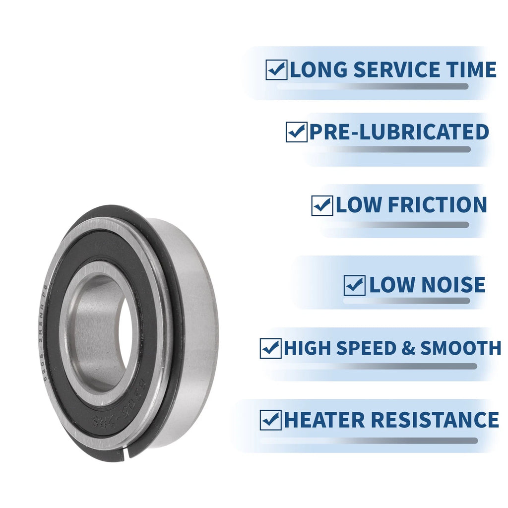 6205NR2RS Deep Groove Ball Bearings for Scooter Skateboard (25x52x15mm)