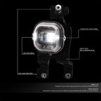 Projector LED Fog Lights for Ford F250-F550 Super Duty (2008–2010)