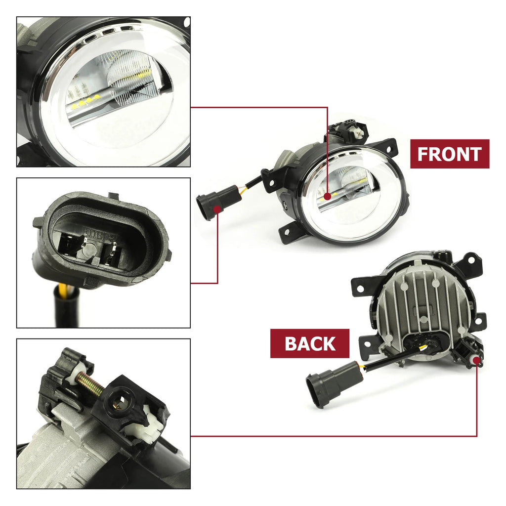 LED Fog Light Lamp for Infiniti Q50 QX60 (2014–2020)