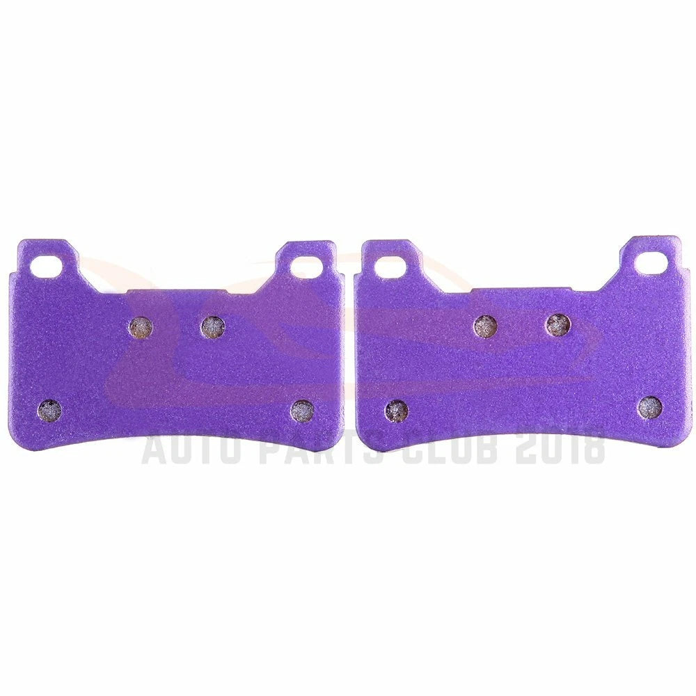 Set of 2 Carbon Fiber Brake Pads for Honda CBR600RR CBR1000RR (2006–2011)