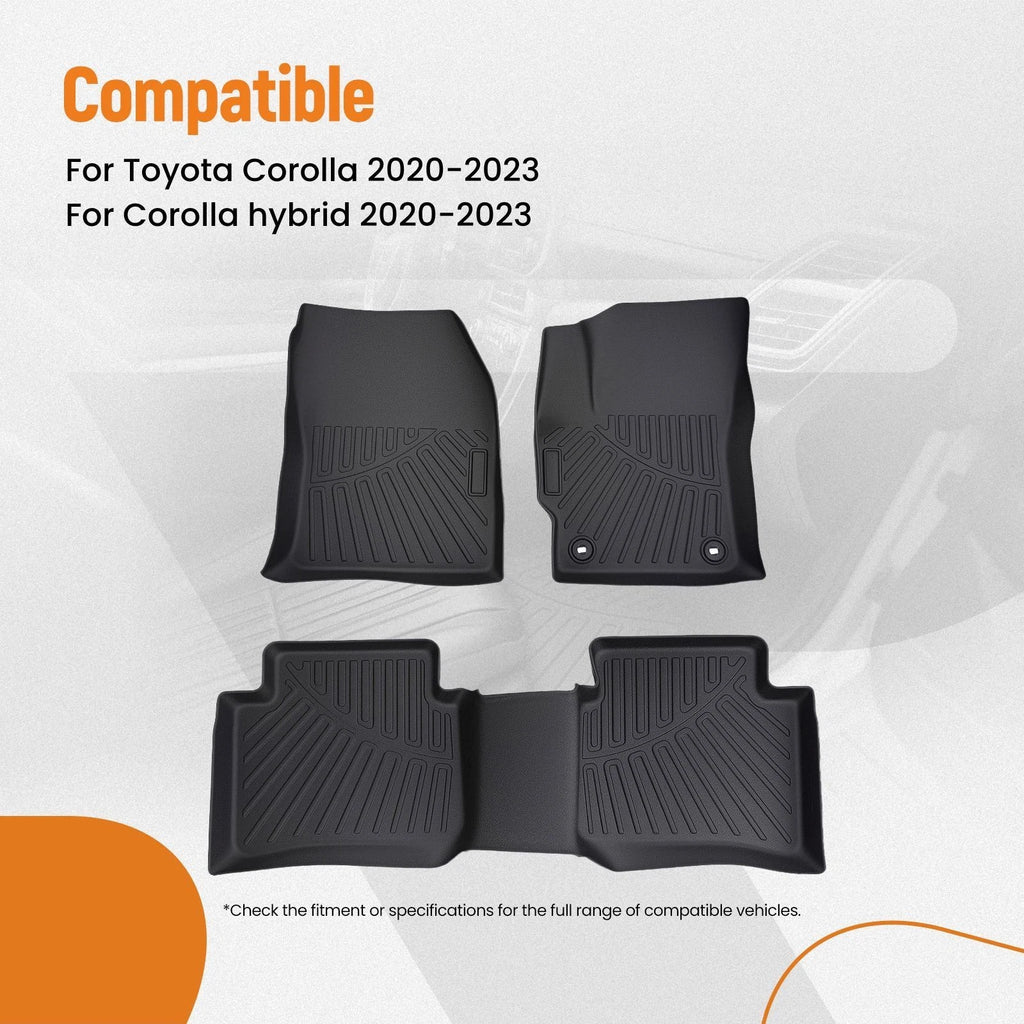 All Weather Floor Mats for Toyota Corolla Hybrid/Corolla (2020–2023) TPE