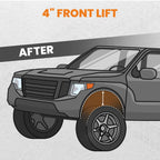 2.5'' Front Leveling Lift Kit for Dodge Ram 1500 (2012-2018) 4WD
