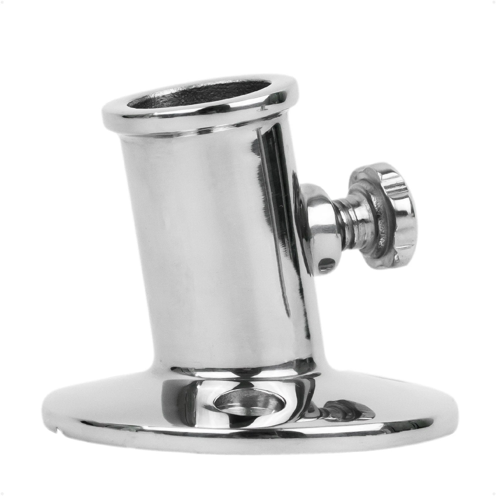 Boat Flag Pole Socket for Marine Applications (Heavy Duty Stainless Steel)
