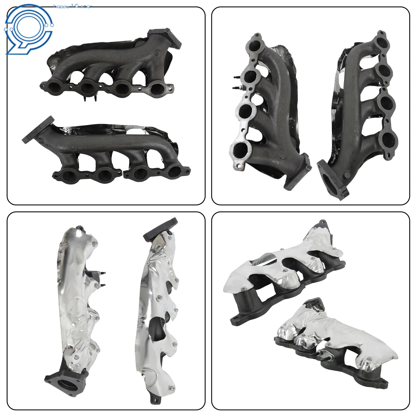 2X Exhaust Manifold for Chevy Express Silverado Tahoe GMC 6.0L (1999–2013)