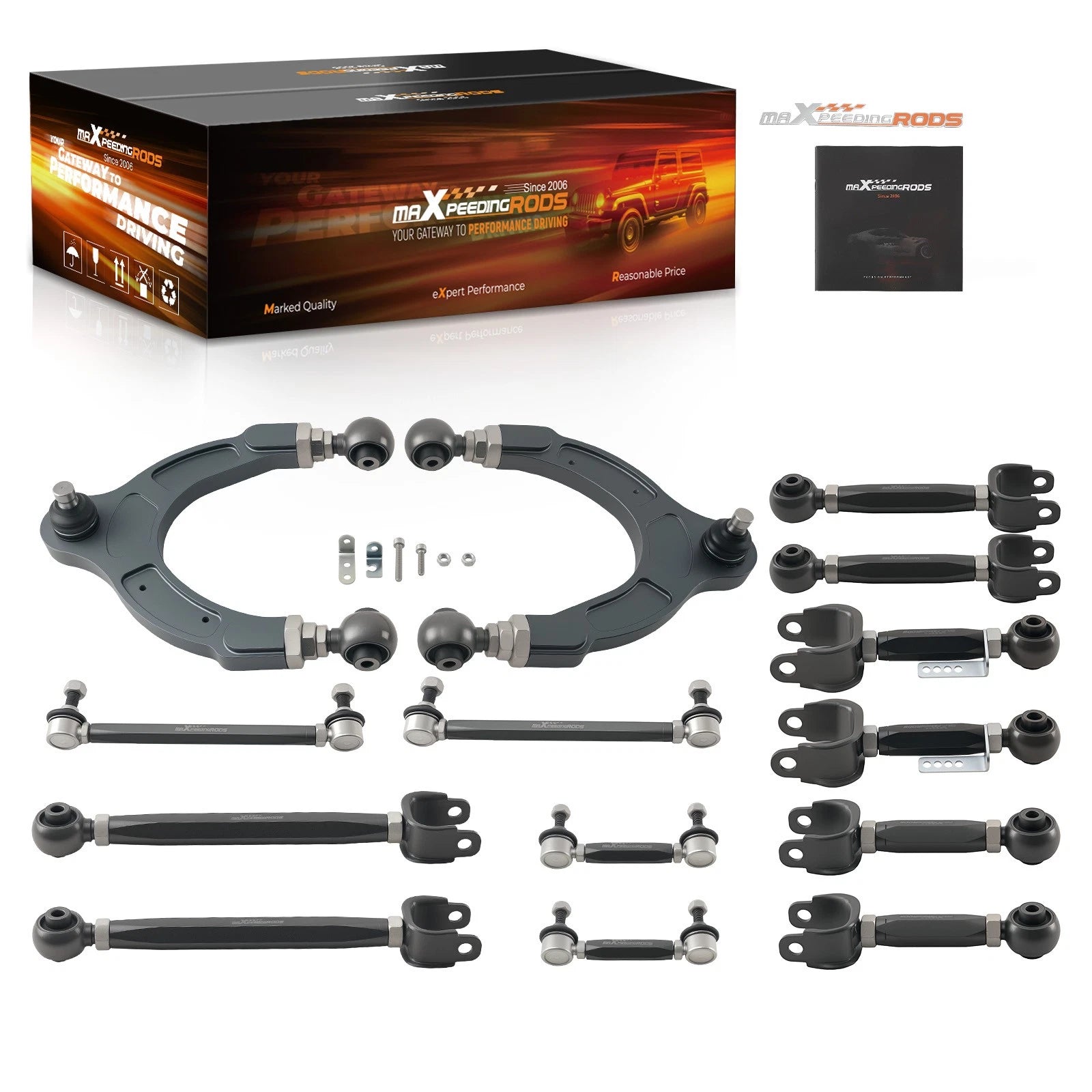 Adjustable Trailing Arms Control Arm Set for Tesla Model 3 2017+ Model Y 2020+