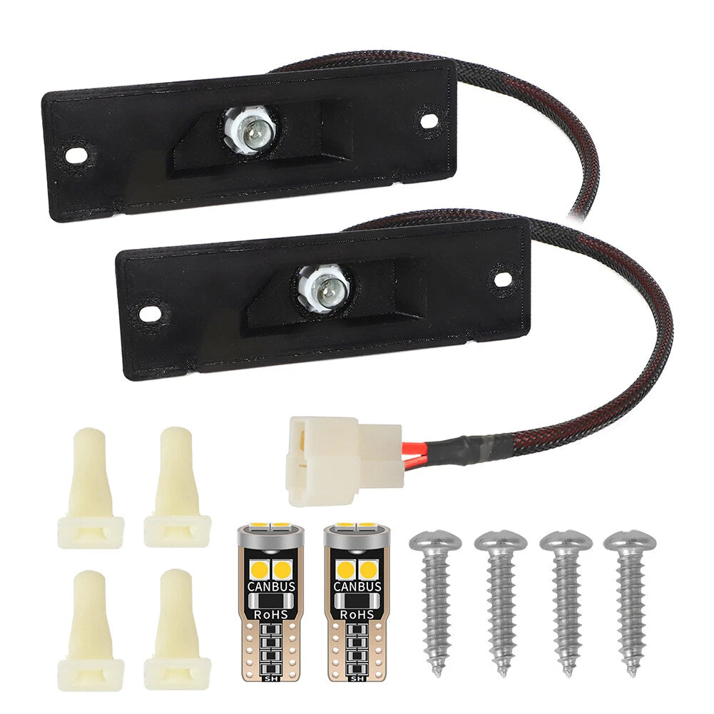 Front Rear Side Marker Sockets with 4 Bulbs for Mazda RX7 (1981–1985)
