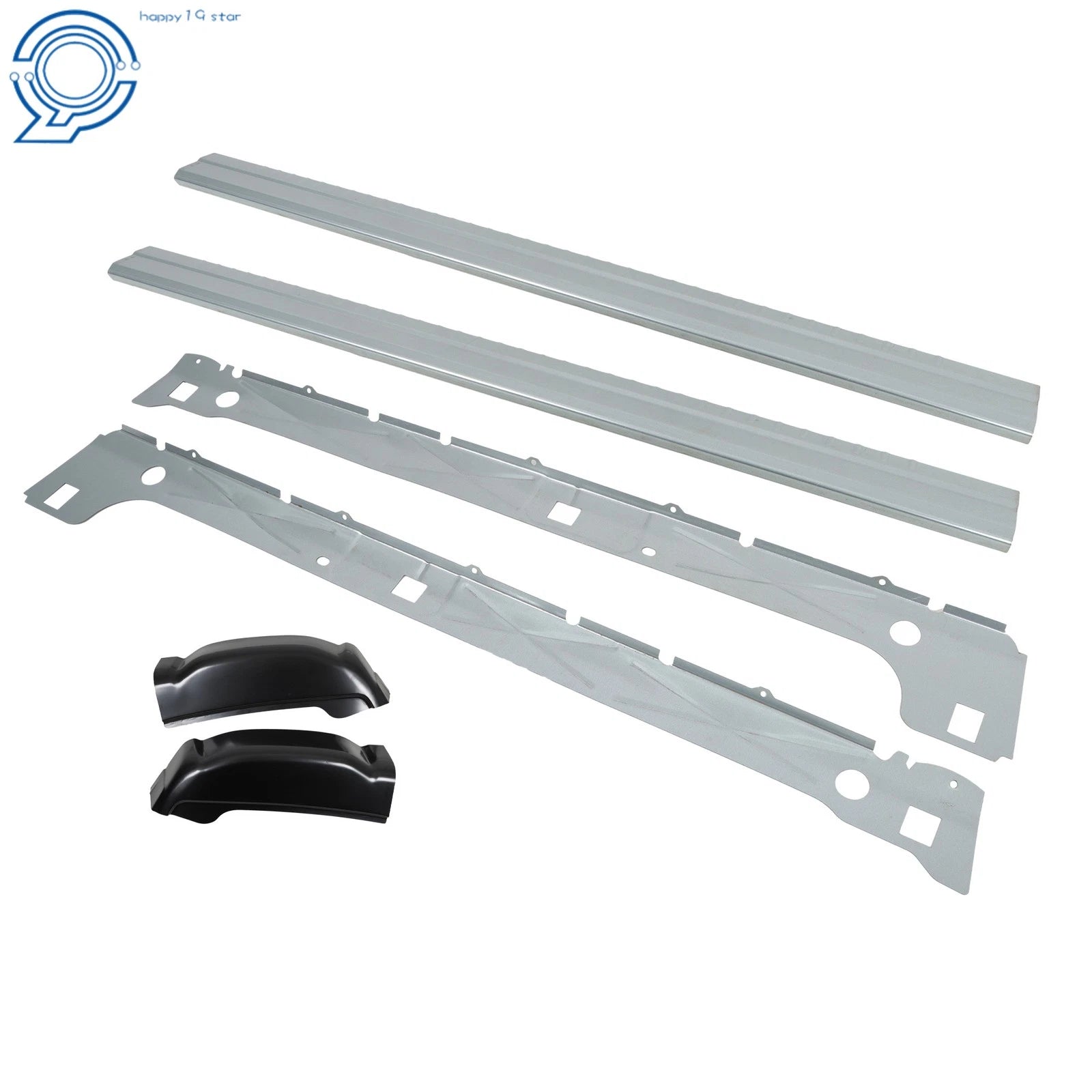 6PCS Inner & Outer Rocker Panels w/ Cab Corners for Sierra 1500 (1999–2007)