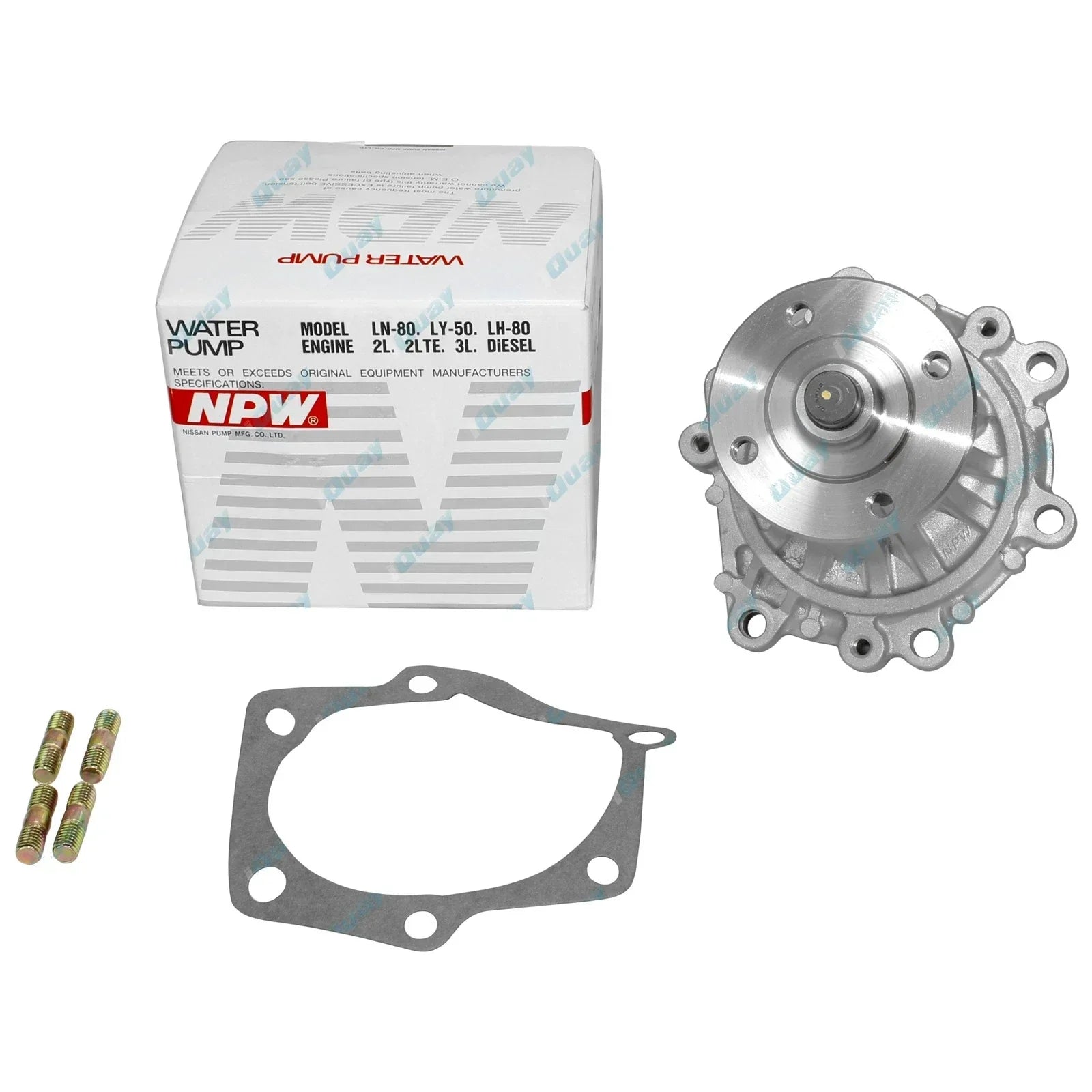 NPW Water Pump for Surf Hilux 4Runner LN130 2.4L 2.8L 2L-TE 3L 2L-T Diesel 89~96