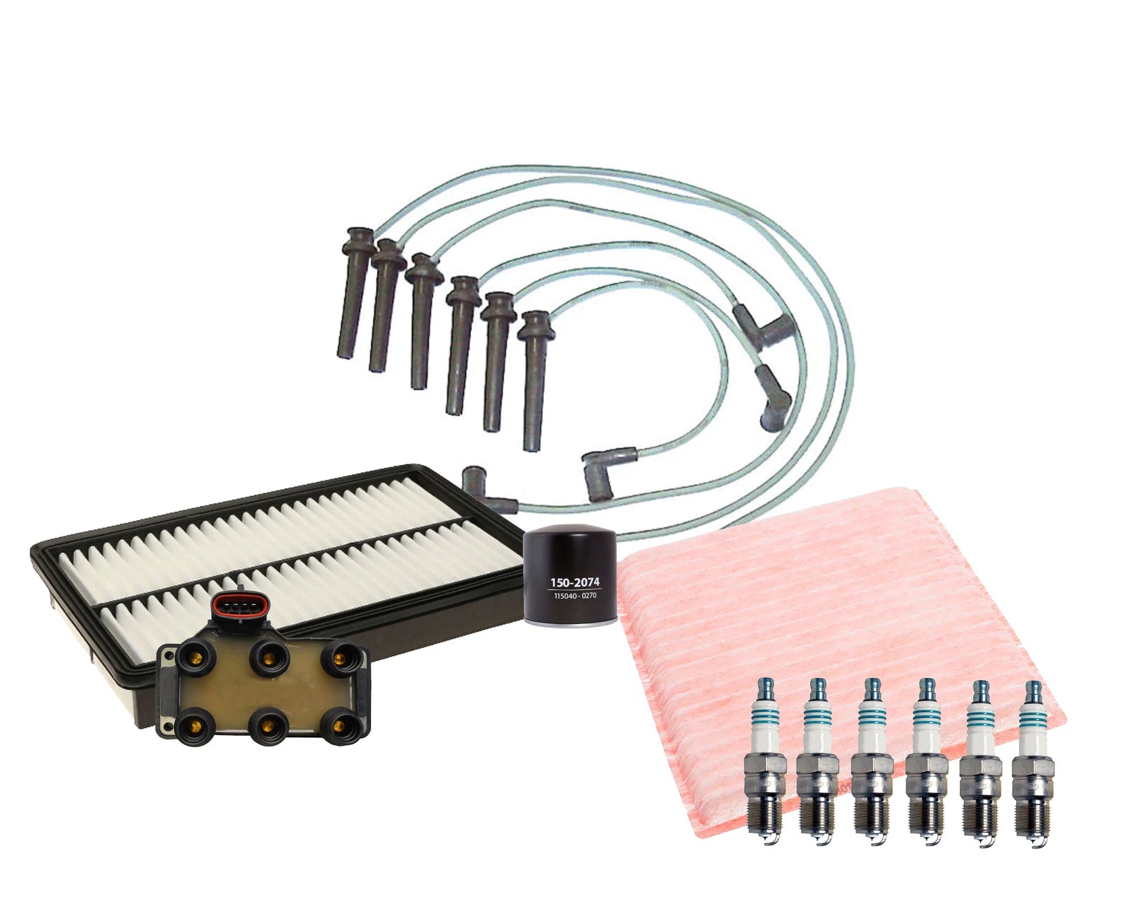 Denso 6 Iridium Power Spark Plug Wire Set for Mazda 2.5 V6