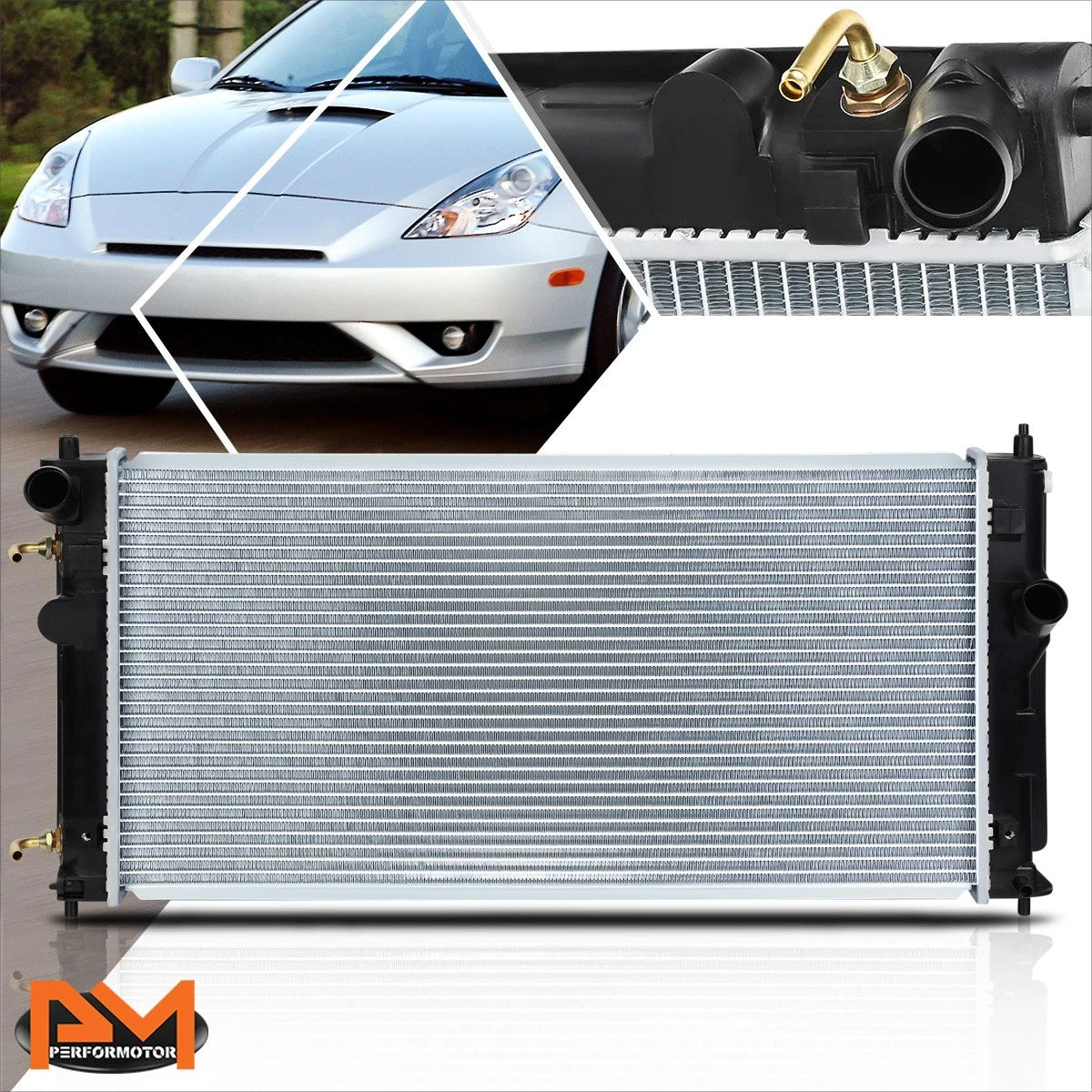 OE Replacement Aluminum Radiator for Toyota Celica GT/GTS (2000–2005) DPI-2335