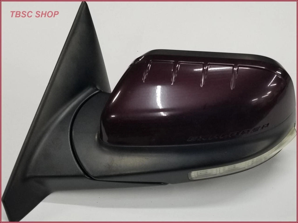 LH Driver Side View Mirror for Ford Explorer (2011–2015) Power Folding Purple BB53-17683