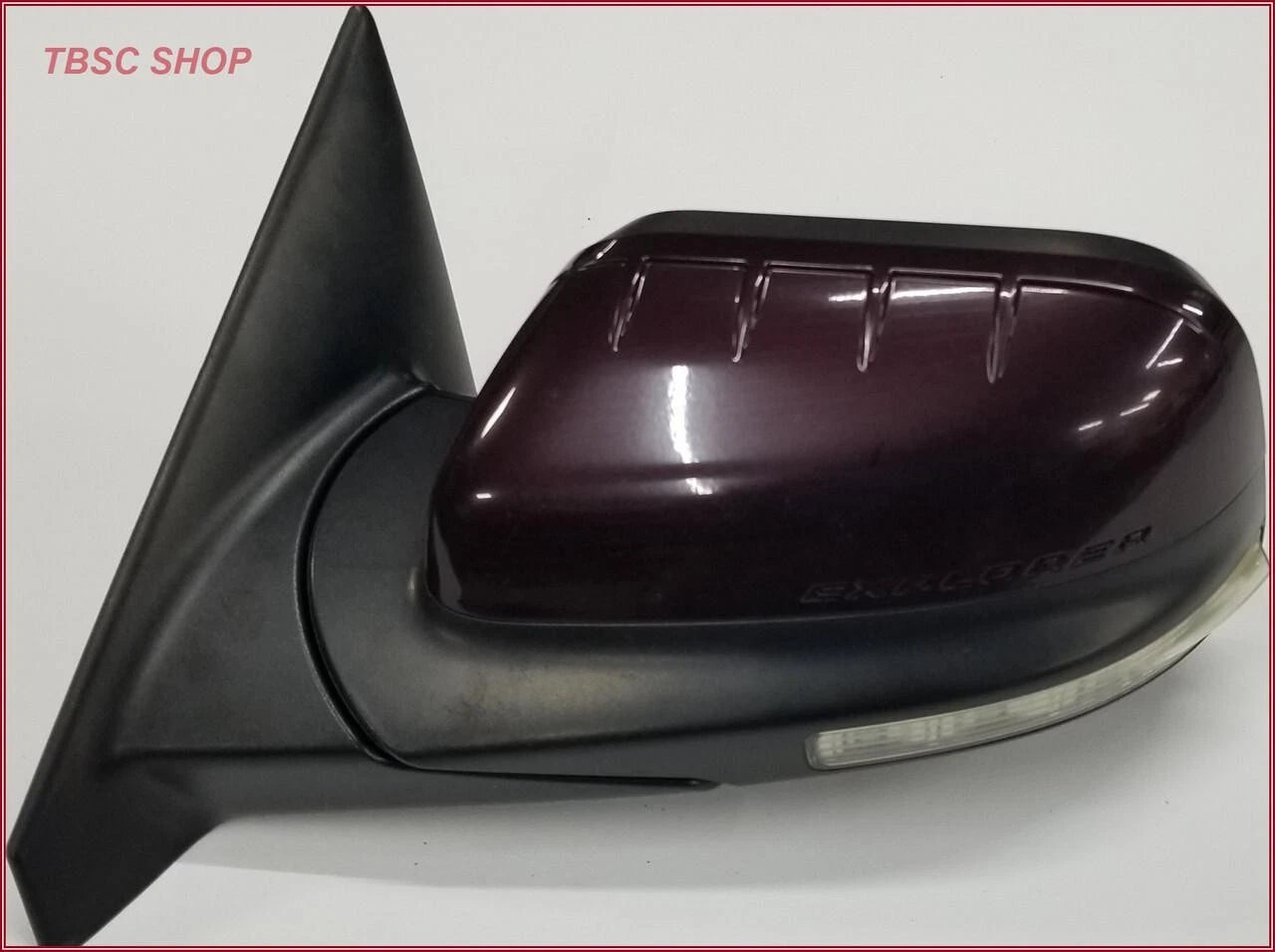 LH Driver Side View Mirror for Ford Explorer (2011–2015) Power Folding Purple BB53-17683