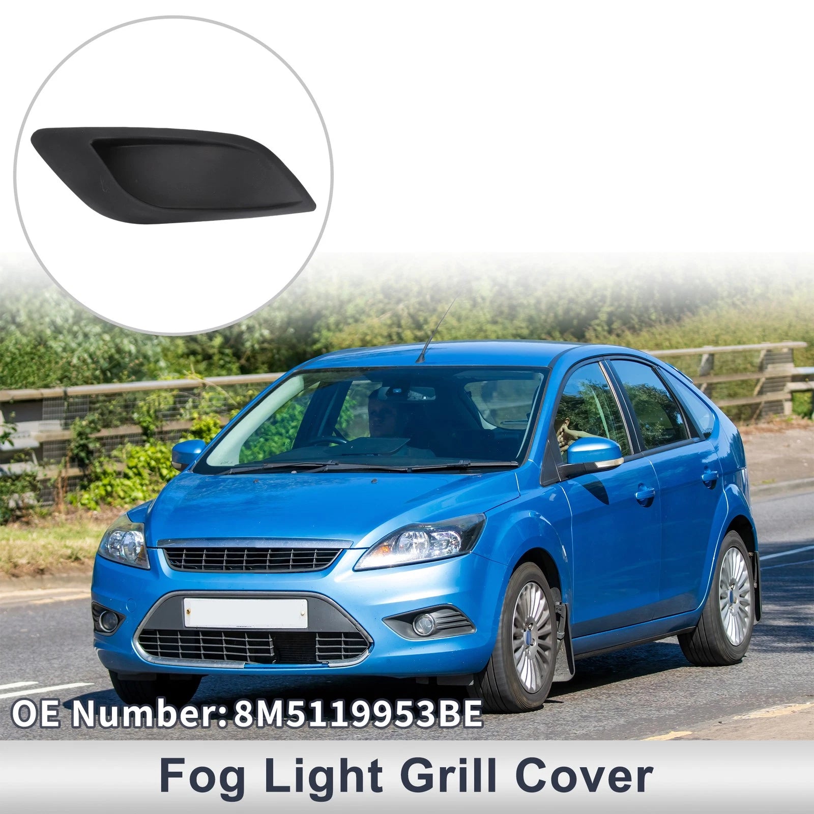 1 Pc Fog Light Grill for Ford Focus (2008–2010) No. 8M5119953BE