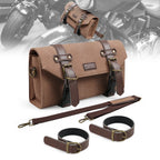 Canvas Handlebar Storage Bag for Motorcycle (Universal Fit)