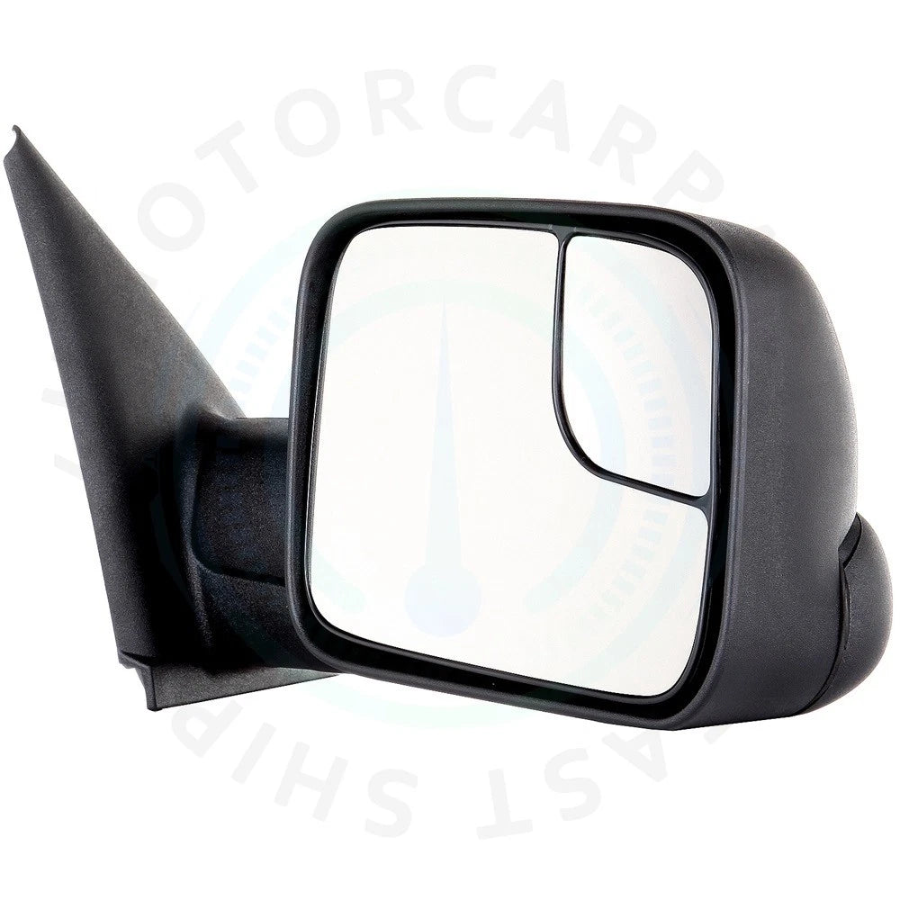Set of 2 Manual Flip Up Tow Mirrors for Dodge Ram 1500 2500 3500 (2002–2009)