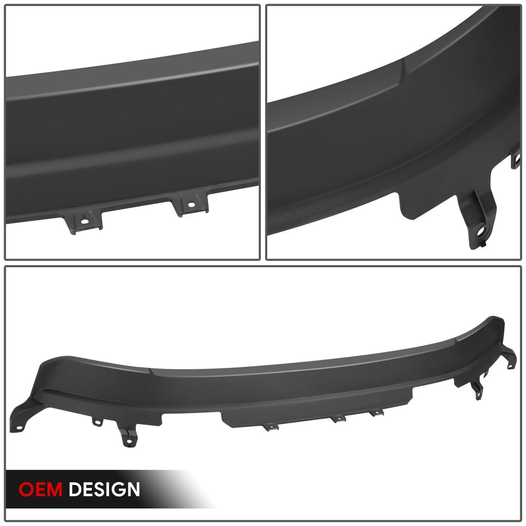 Black Valance Bolt-On Front Bumper Lower Air Deflector for Ford Ranger (2019–2023)