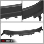Black Valance Bolt-On Front Bumper Lower Air Deflector for Ford Ranger (2019–2023)