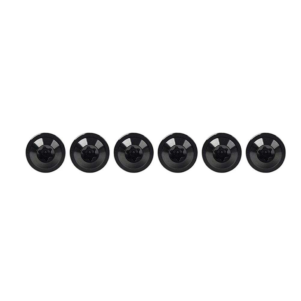 Set of 6 Alloy Truss Torx Head Screws M6x30mm for Motorcycle