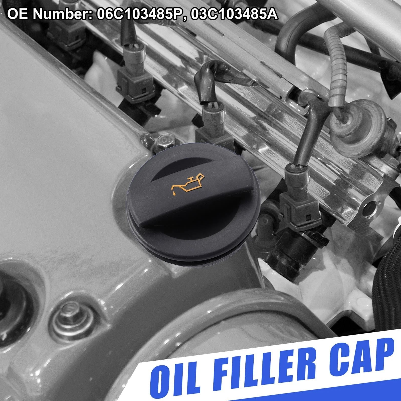 Oil Fuel Tank Cap for Volkswagen Audi (06C103485P)