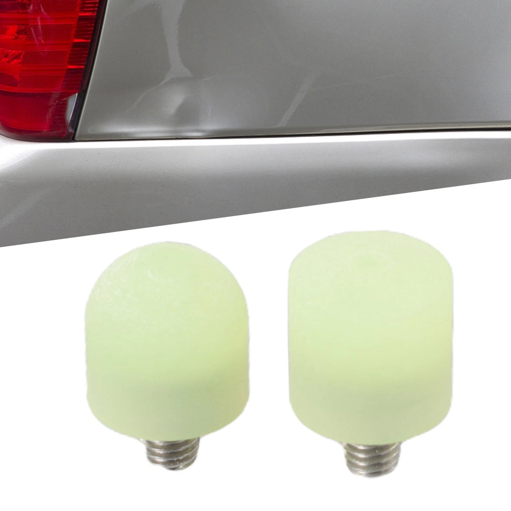 Set of 2 Green Plastic Dent Repair Tips for Paintless Dent Repair Tools