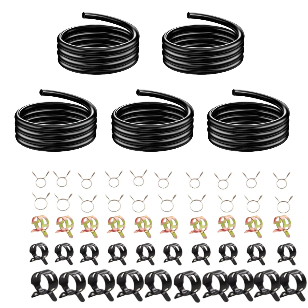 Fuel Hose Set of 5 Sizes for (1M Length, 3.5mm-8mm)
