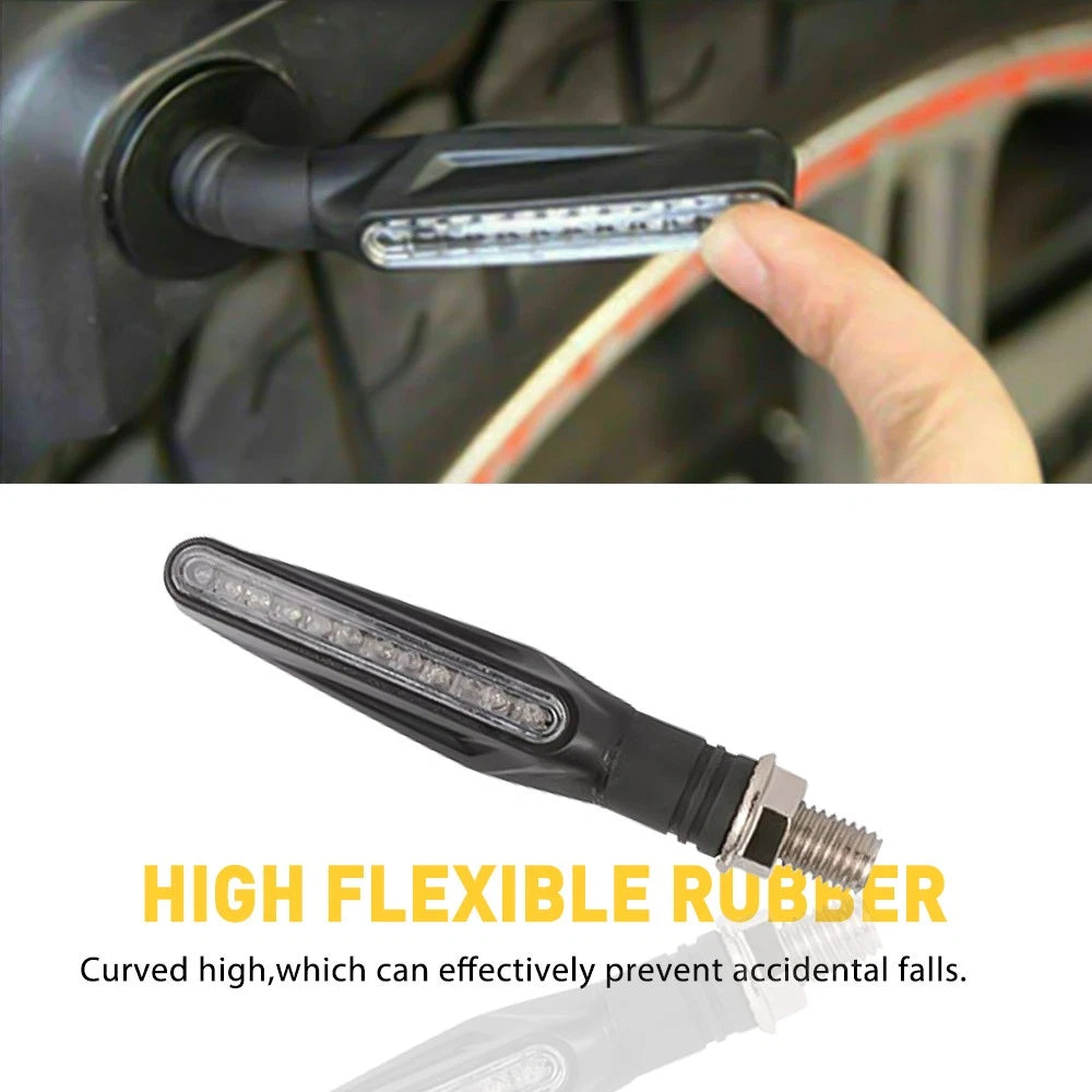 2X LED Motorcycle Turn Signals for Universal Models (2010–2023)
