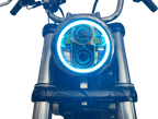 5.75" Headlamp with Mounting Ring - Chrome for Custom Dynamics (PG-575-C)