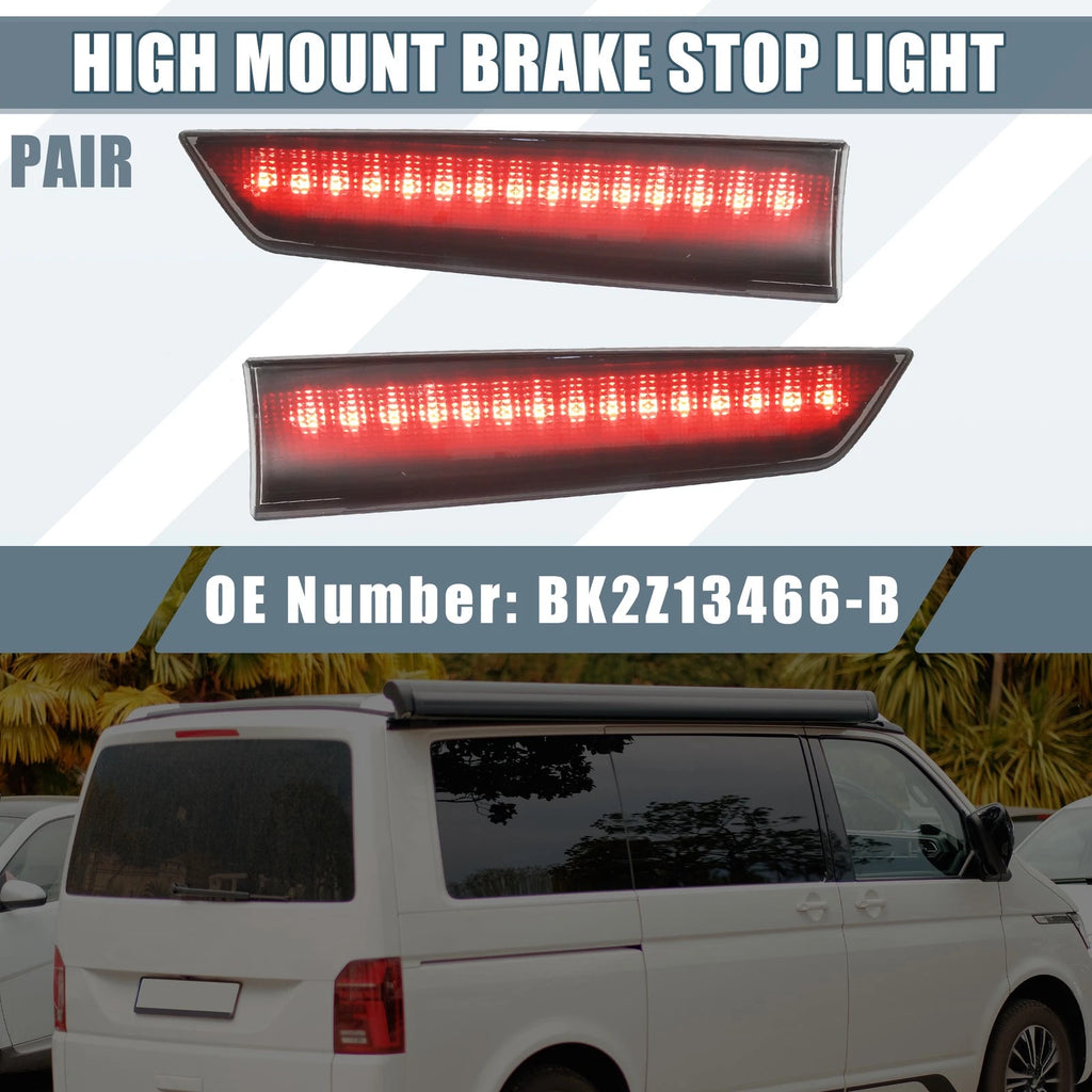 Tail High Mount Brake Stop Light No.BK2Z13466-B for Ford  1 Pair Smoked