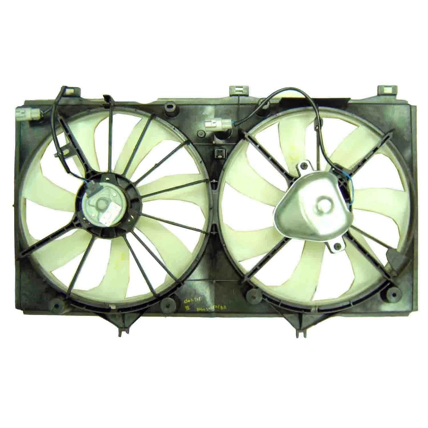 Replacement Dual Fan Assembly Repair Part For 2007-2009 Toyota Camry