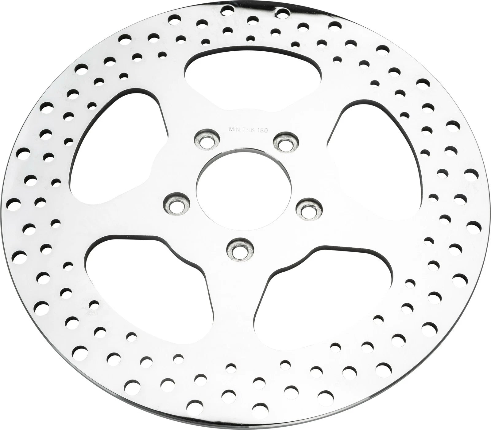 5 Spoke Rear Brake Rotor 11.5 inch Polished for Harley-Davidson