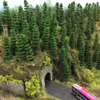 80pcs 9cm Model Trees for Train Railroad Landscape Layout
