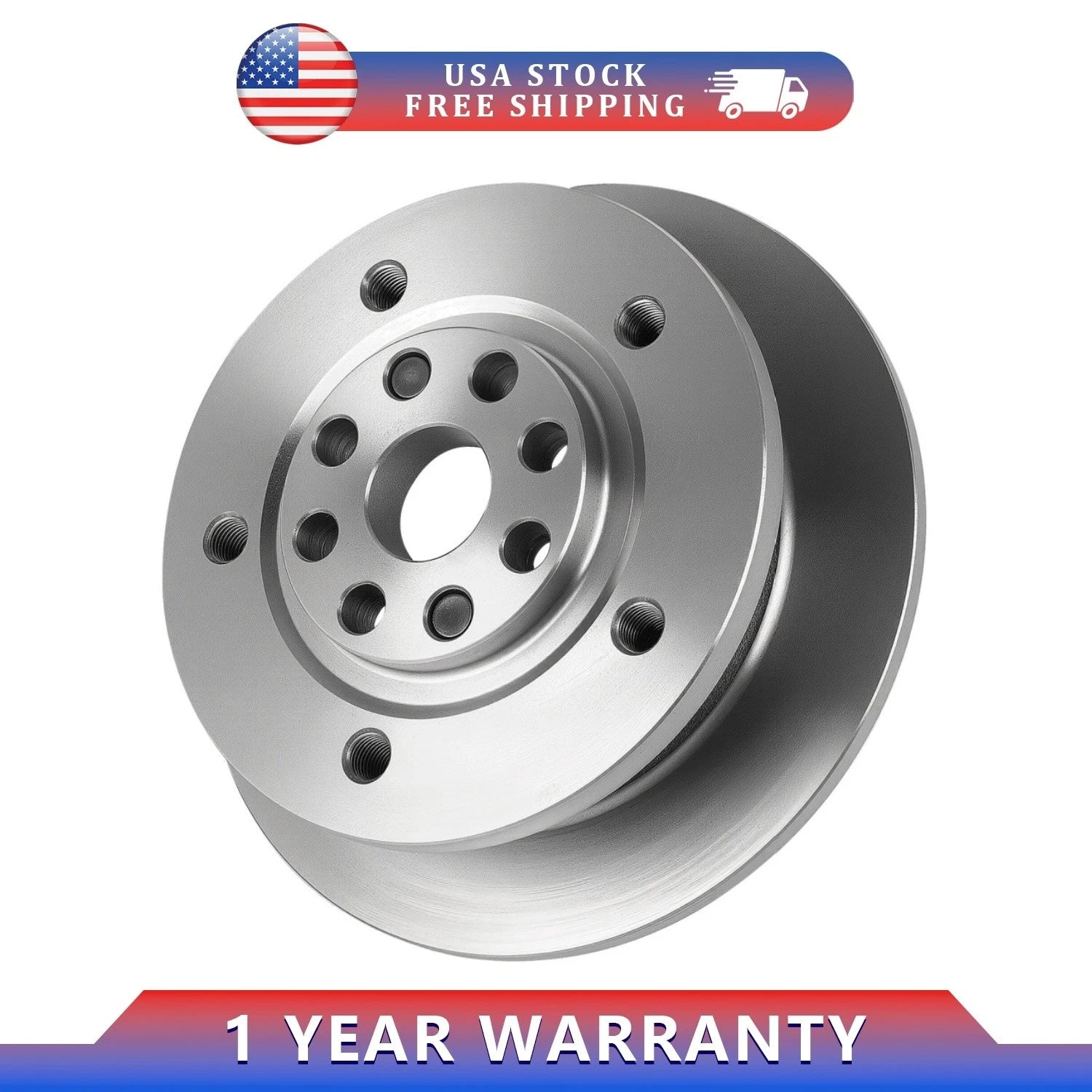 Rear Wheel Brake Disc Rotor Hub for John Deere HPX TX (AM135647, AM134150, AM134303)