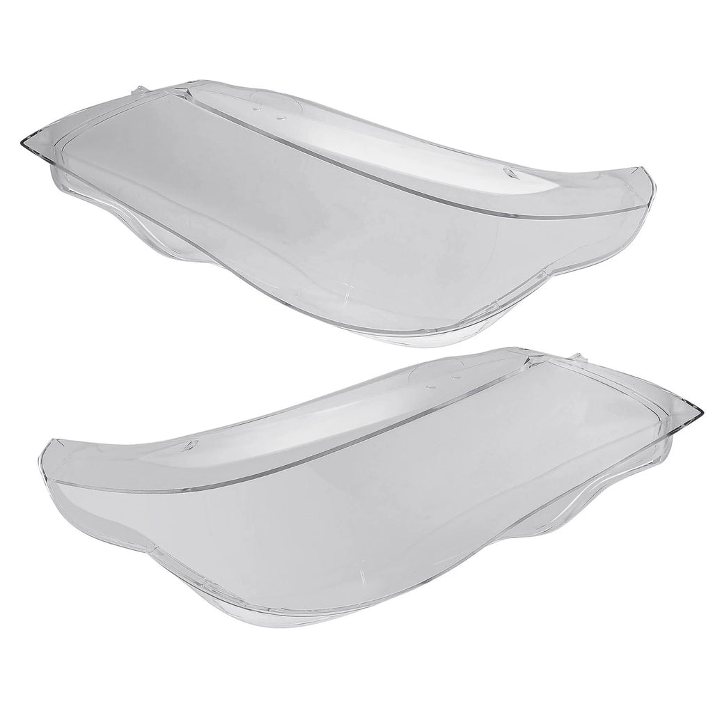Set of 2 Clear Headlight Lens Covers for BMW E60 E61 (2003-2010)