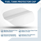 Fuel Tank Door Cap for Volkswagen Passat (2017–2024) White Filler Flap Cover