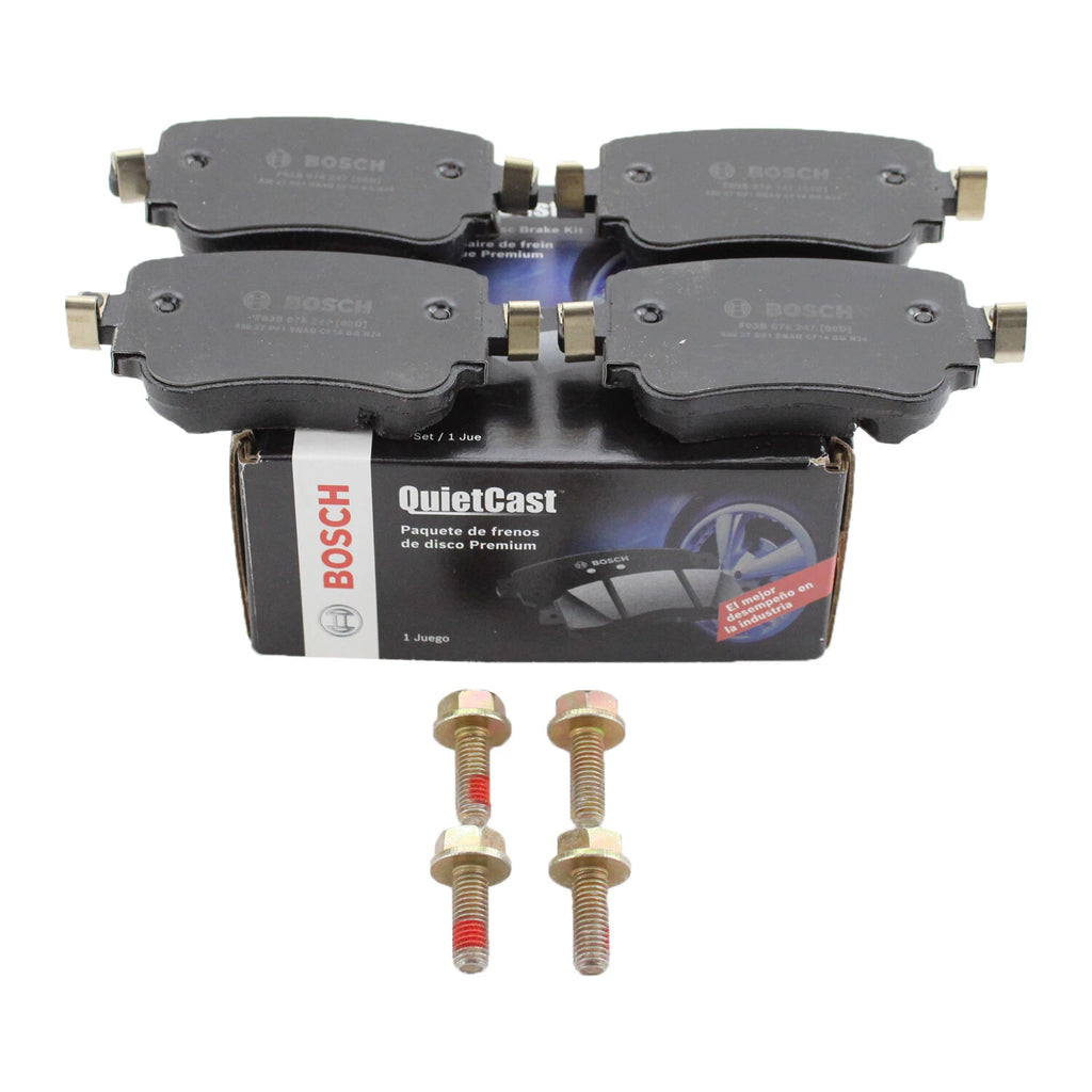 Bosch QuietCast Rear Ceramic Brake Pads for Audi Q3 (2015–2020), VW Golf (2015–2020), Alltrack (2017–2019), GTI (2015–2020), Passat (2016–2020)