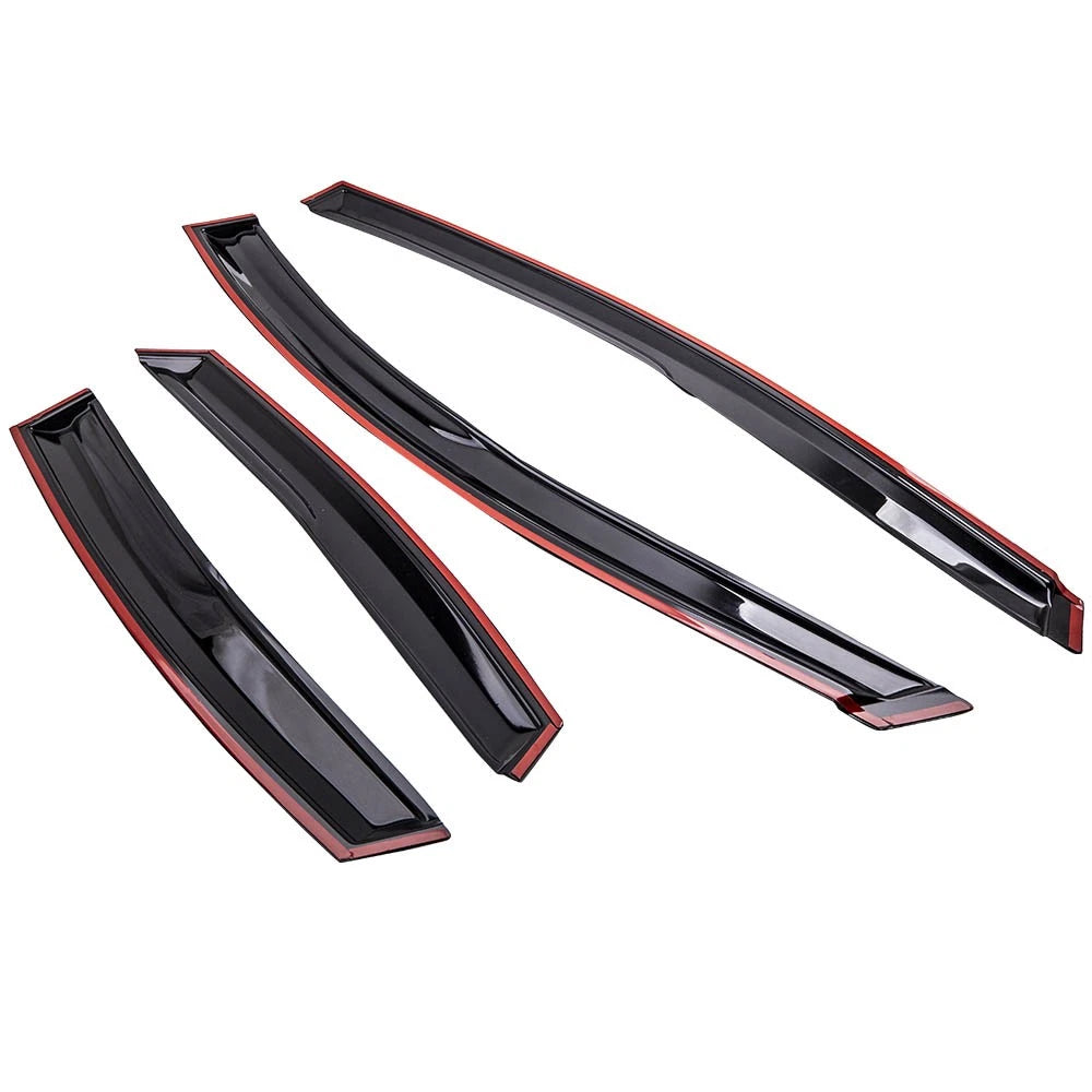 Acrylic Window Visor Rain Guards for Nissan Sentra Sedan (2013–2019)