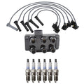 Hitachi Ignition Coils & Denso 6 Iridium Spark Plugs Wire Set for Explorer