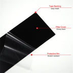 8Pcs Window Pillar Trim Covers for Nissan Rogue (2014-2020)