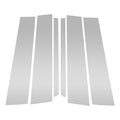 Set of 6 Door Pillar Window Trim for Ford Explorer (2011–2019) Silver Tone