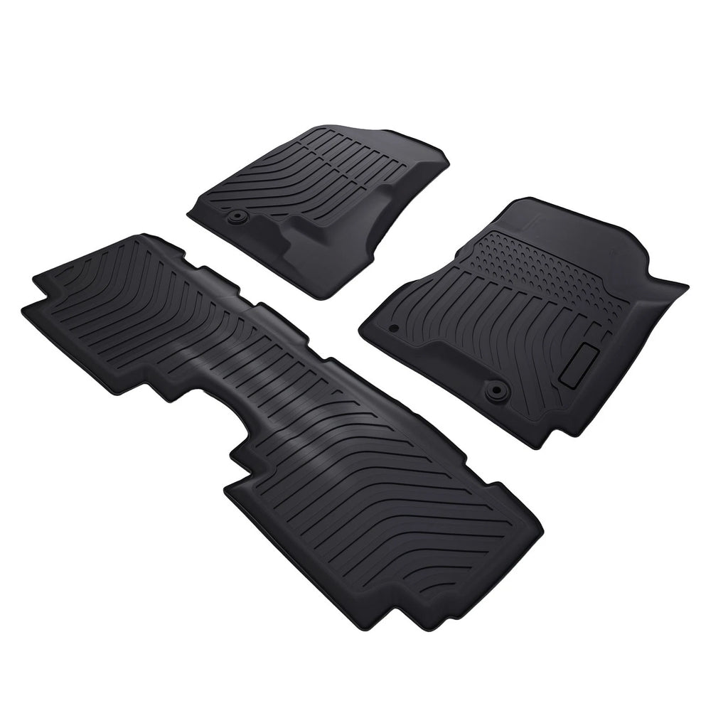 Set of 2 Black Anti-Slip TPE Floor Mats for Hyundai Tucson (2004–2009)