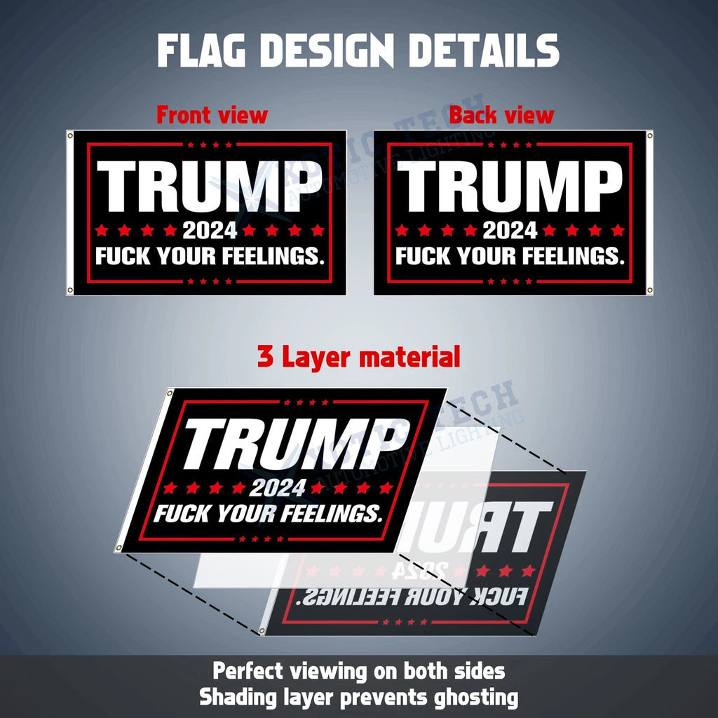 Trump 2024 Save America Again Flag for President Support Gifts (2017-2021)