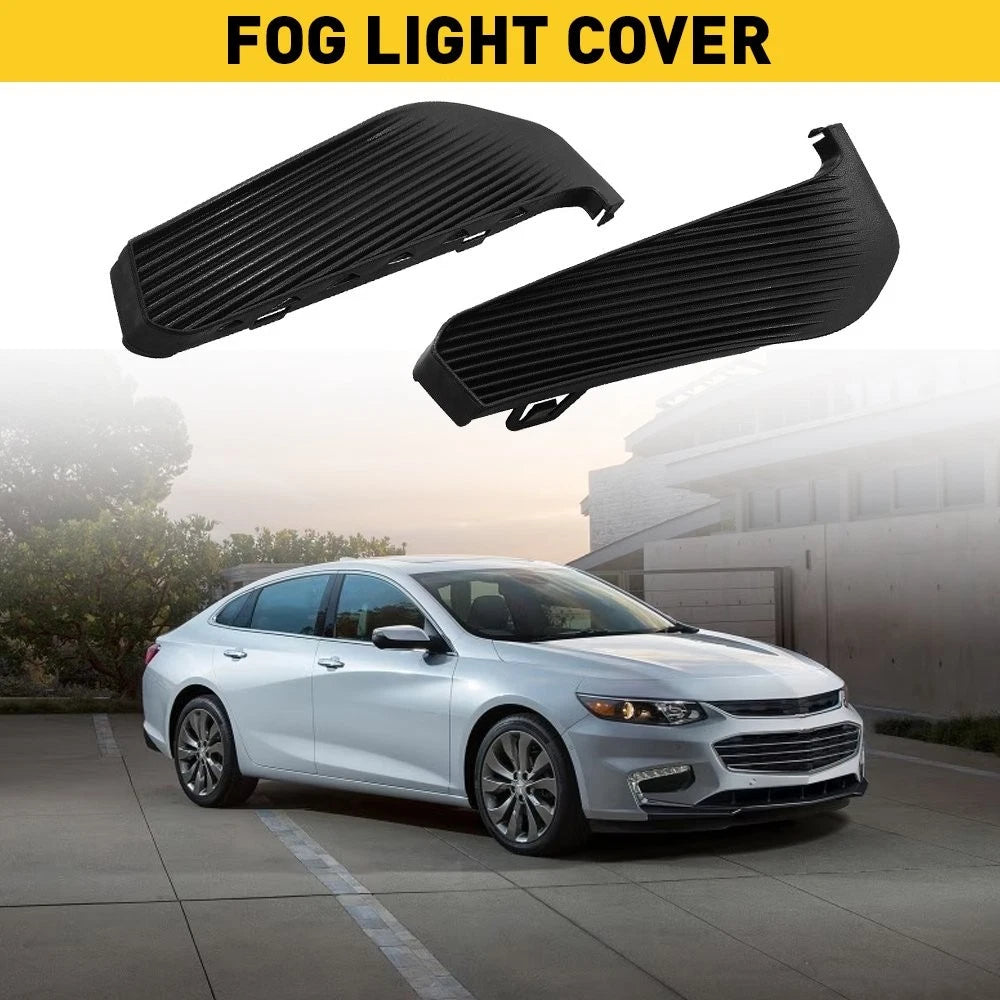Pair Fog Lamp Light Trim Cover for Chevy Malibu (2016–2018)