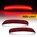 Pair Red LED Rear Side Marker Lights for Chrysler 300 (2015–2023) EPY