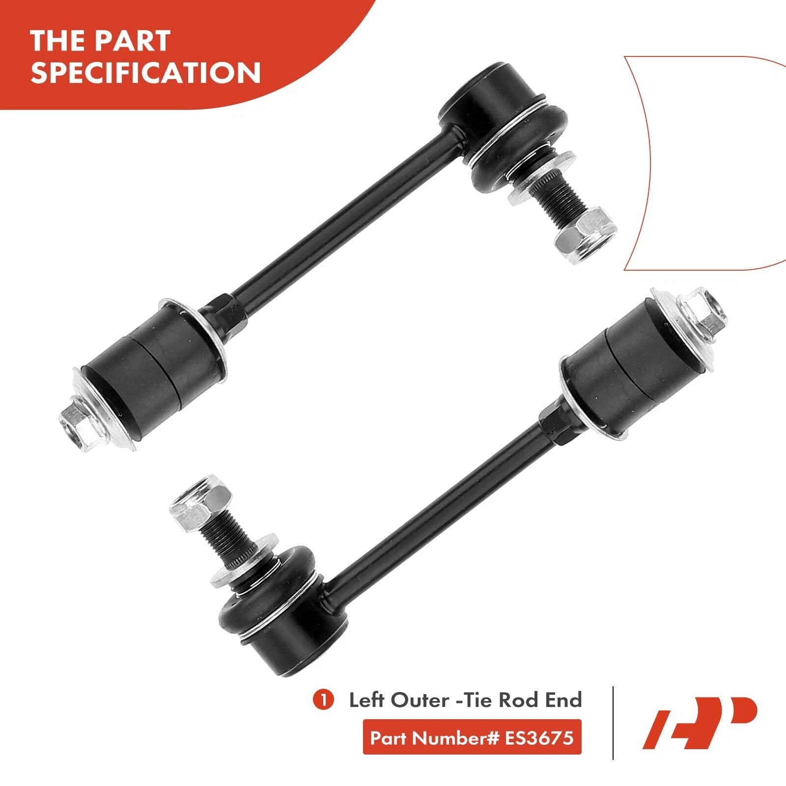 Front Sway Bar End Link & Tie Rod End for Toyota 4Runner (1996-2002)