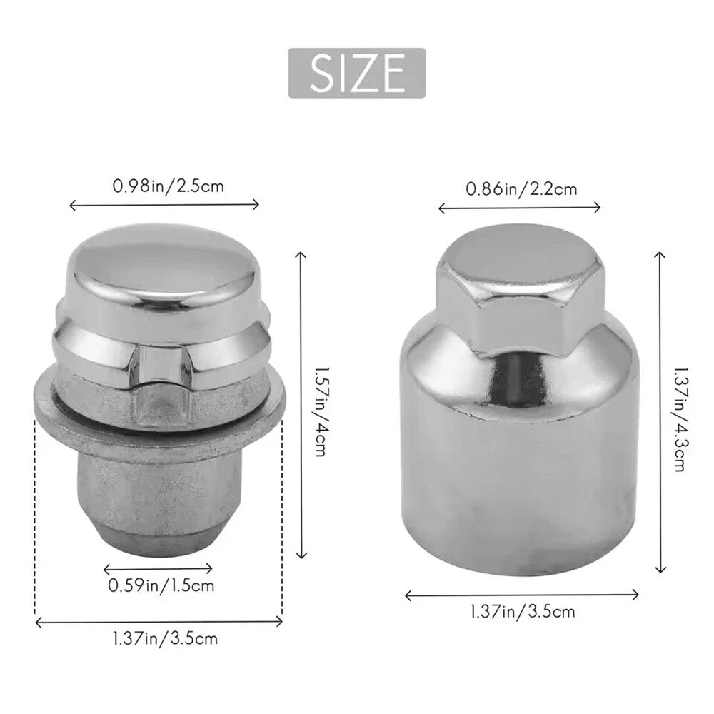 5Pcs Locking Wheel Nut Kit for Land Rover Discovery 3, 4 & Range Rover Sport