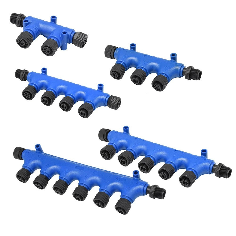 37 Way Waterproof Marine Connector M125P T Splitter for NMEA 2000 Systems
