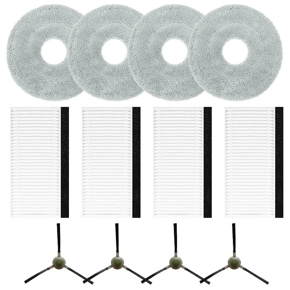 Side Brush Filter Mop Pads for LEFANT M3 Robot Vacuum Cleaner