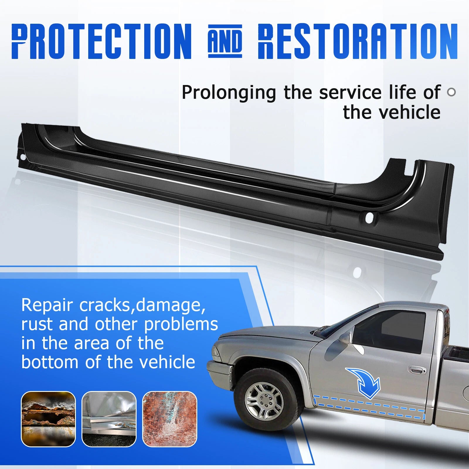 Rocker Panels for Dodge Dakota (1997-2004)